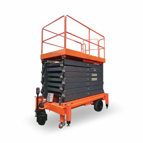 冠航牌電動助力剪叉式高空作業(yè)升降平臺